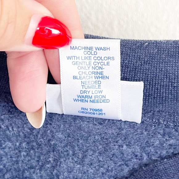 Vintage Vicki Wayne Navy Blue Bomber Snap Jacket Large - Picture 4 of 6